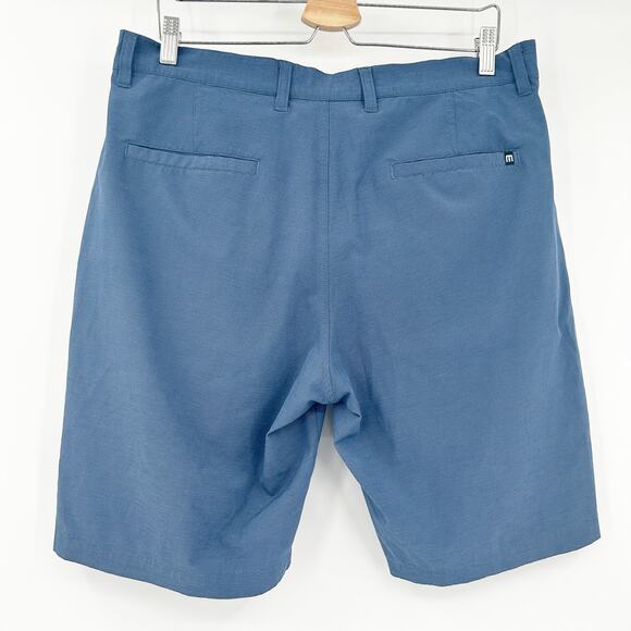 Travis Mathew Mens Beck Stretch Casual Outdoor Chino Bermuda Golf Shorts Size 34 - Picture 7 of 7